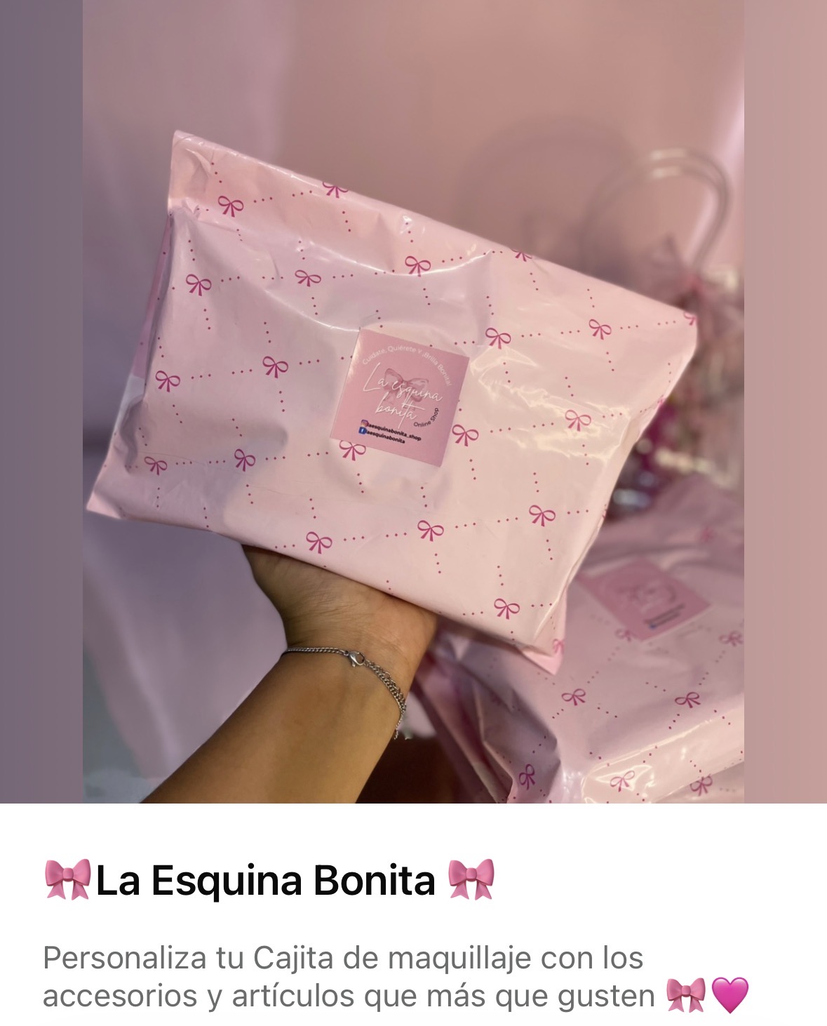 Cajita personalizada de La Esquina Bonita