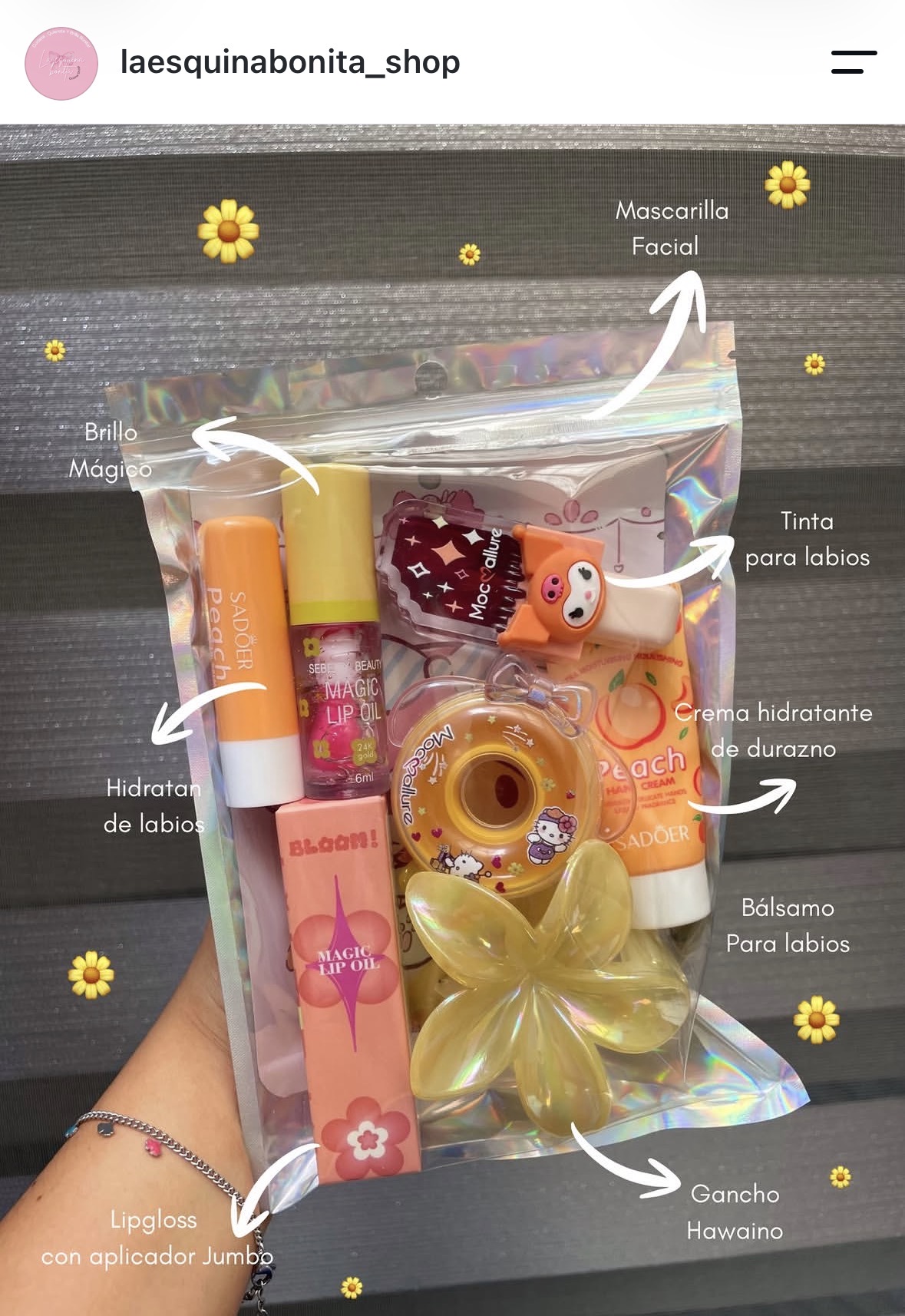 Kit de maquillaje de La Esquina Bonita